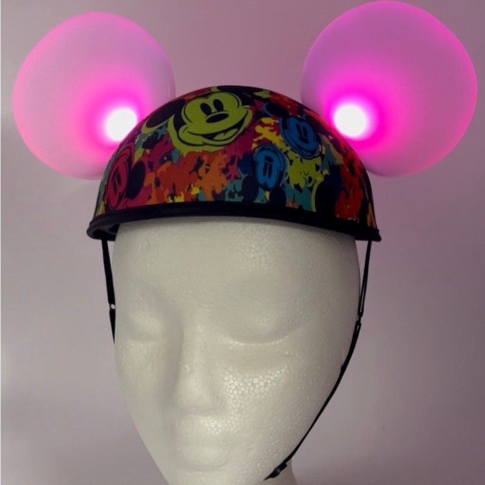 Mickey Mouse Ears Light Up Hat Glow With The Show Disney Parks Working